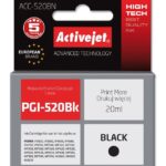 Activejet Encre ACC-520BN (remplacement de Canon PGI-520BK ; Supreme ; 20 ml ; noir)