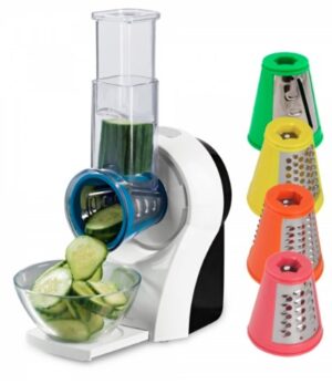 Esperanza EKM026 Râpe électrique et spiraliseur Plastique Multicolore