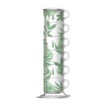 Bialetti Primavera Set de 6 tasses à espresso sur pied - Vert