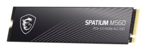 MSI Spatium M560 PCIE 5.0 NVME M.2 1TB 1 To PCI Express 5.0 3D NAND