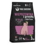 PAKA ZWIERZAKA Pork with pear S - aliments secs pour chiens - 3kg