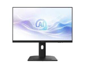 MSI AIO Modern AM273QP AI 1UM-078EU Intel Core 5 Processor 125H 27 » IPS LED FHD Non-Touch Anti-Glare 16GB SSD1TB M.2 AX211 WiFi 6E Windows 11 Pro Noir