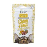 Brit Care Cat Snack SHINY Hair - friandise pour chat - 50 g