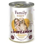 FAMILY FIRST Adult Chicken with beets - Aliments humides pour chiens - 400 g