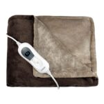 COUVERTURE ÉLECTRIQUE NOVEEN EB640 BRUN ET BEIGE 160X120