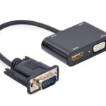 Gembird A-VGA-HDMI-02 câble vidéo et adaptateur 0,15 m HDMI + VGA (D-Sub) VGA (D-Sub) Noir