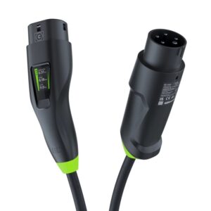 Green Cell Habu EVGC01 Chargeur EV mobile pour véhicules électriques 11 kW 7 m Type 2 CEE Wallbox Noir