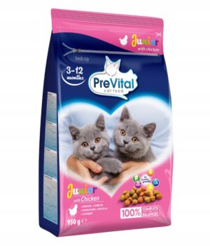 PREVITAL Junior Chicken - aliments secs pour chatons - 950g