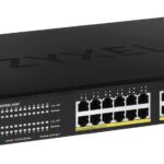 Zyxel GS1920-24HPV2 Géré Gigabit Ethernet (10/100/1000) Connexion Ethernet, supportant l'alimentation via ce port (PoE) Noir