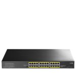 Cudy GS1028PS2 commutateur réseau Gigabit Ethernet (10/100/1000) Connexion Ethernet, supportant l'alimentation via ce port (PoE) Noir