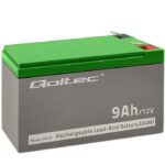 Qoltec 53031 Batterie AGM | 12V | 9Ah