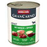 ANIMONDA GranCarno Adult Deer and apple - aliments humides pour chiens - 800g