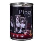 DOLINA NOTECI Piper Junior beef hearts with carrot - Aliments humides pour chiens - 400 g