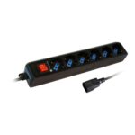 Techly IUPS-PCP-6V multiprise 1,5 m 6 sortie(s) CA Noir