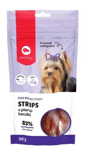 MACED Duck breast strips - Friandise pour chien - 60g