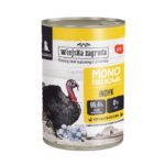 WIEJSKA ZAGRODA Chiots Monoprotéine Dinde - nourriture humide pour chiens - 400g