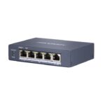 Liens réseau Hikvision DS-3E0505HP-E Ethernet Gigabit non géré (10/100/1000) Support PoE Bleu