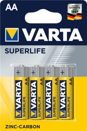Varta SUPERLIFE Batterie à usage unique AA Zinc-Carbone