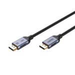 UNITEK C1628GY01-3M câble DisplayPort Noir, Gris