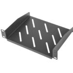 ÉTAGÈRE LANBERG POUR BAIES 10 » (1U, 254X180MM, GRIS)