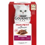 GOURMET Mon Petit Meat Mix - nourriture humide pour chats - 6 x 50 g