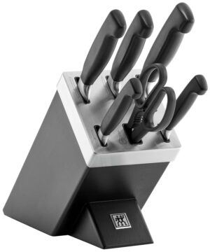 ZWILLING FOUR STAR 35145-007-0 Bloc de couteaux/coutellerie 7 pièce(s) Noir