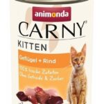 ANIMONDA Carny Kitten Poultry Beef - de croquettes pour chat - 400 g
