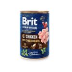 BRIT Premium By Nature Poulet et Coeurs - nourriture humide pour chiens - 400 g