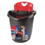 Vileda Ultramax Mop Set balai à franges et balai-éponge Noir, Rouge