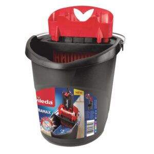 Vileda Ultramax Mop Set balai à franges et balai-éponge Noir, Rouge
