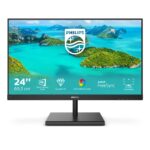 Philips E Line 245E1S/00 LED display 60,5 cm (23.8") 2560 x 1440 pixels 2K Ultra HD LCD Noir