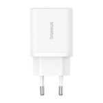 Baseus P10111404213-00 Chargeur secteur Cube USB-C / USB-A 30W Blanc
