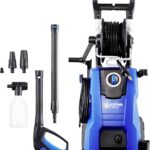 Nilfisk E 145.4-9 X-TRA EU nettoyeur haute pression, vertical 500 l/h 2100 W Bleu, Noir