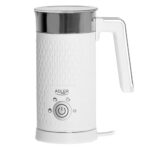 Adler AD 4494 Mousseur et réchauffeur de lait Automatique Métallique, Blanc