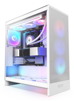 NZXT H7 Flow RGB Midi Tower Blanc