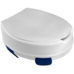 Chapeau de toilette surélevé avec clapet KATE 11 CM