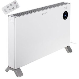 Poêle à convection Adler AD 7752 LCD avec télécommande Blanc