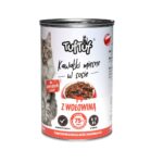 TUF TUF Pieces of meat in sauce with beef - nourriture humide pour chat - 415g