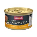ANIMONDA Vom Feinsten Mousse Chicken and rabbit - nourriture humide pour chat - 85g