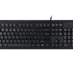 A4Tech KR-92 clavier Universel USB QWERTY Anglais Noir