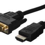 Lanberg CA-HDDV-20CU-0018-BK câble vidéo et adaptateur 1,8 m HDMI Type A (Standard) DVI-D Noir