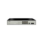 Cudy GS2008PS2 commutateur réseau Géré L2 Gigabit Ethernet (10/100/1000) Connexion Ethernet, supportant l'alimentation via ce port (PoE) Noir