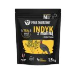 PAKA ZWIERZAKA Turkey with raspberry M - aliments secs pour chiens - 1,5kg