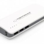 Esperanza EMP106WE Radium 8000 mAh Gris, Blanc