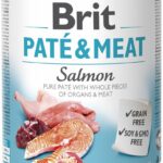 BRIT Paté & Meat avec du saumon - nourriture humide pour chien - 800g