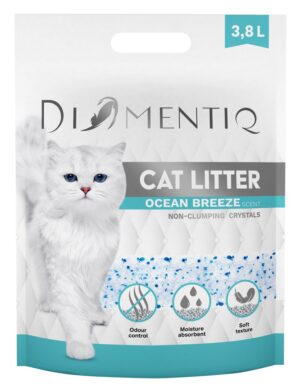 DIAMENTIQ Ocean Breeze - Litière pour chats - 3,8 l