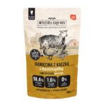 WIEJSKA ZAGRODA Agneau avec canard et cataire – nourriture humide pour chats – 100g