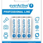 Piles rechargeables everActive Ni-MH R03 AAA 1050 mAh Professional Line