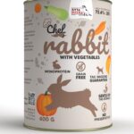 SYTA MICHA Chef Rabbit with vegetables - Aliments humides pour chiens - 400 g