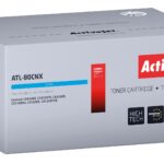 Activejet Toner ATL-80CNX (remplacement Lexmark 80C2HCE, Supreme ; 3000 pages ; bleu)